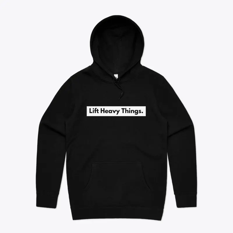 Lift Heavy Things - Stencil (Black)