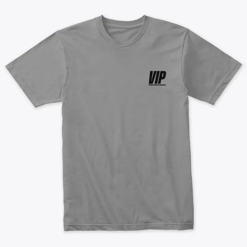 VIP Initial Tee (Black/White)