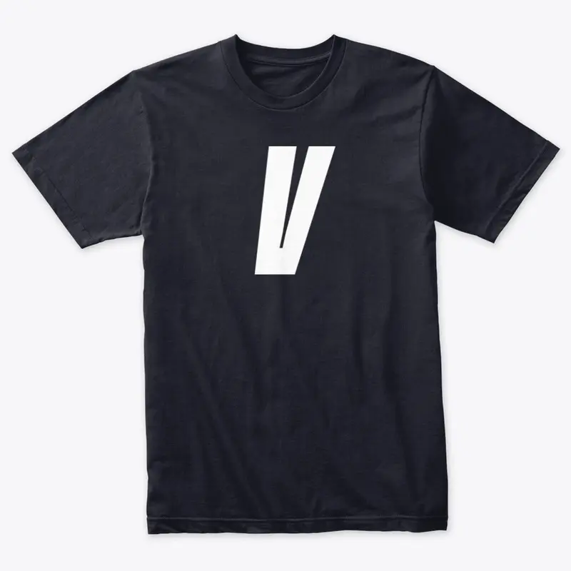 V Tri-Blend Tee (White Logo)