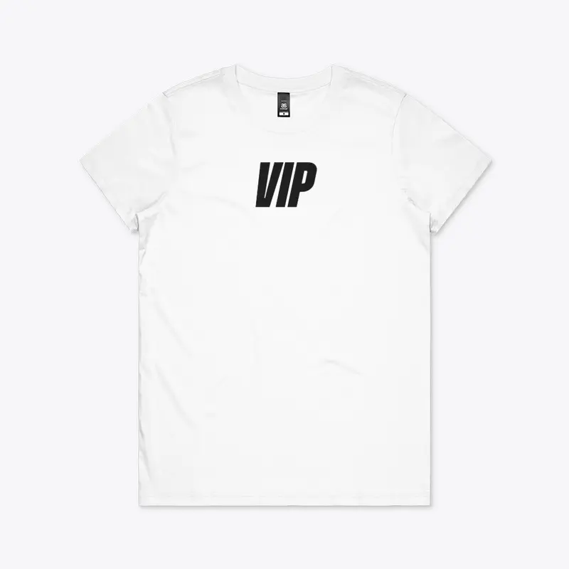 VIP Women's Tee (Black Logo)