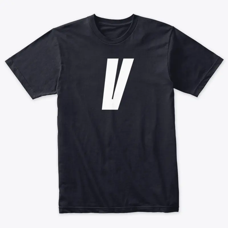 V Tri-Blend Tee (White Logo)